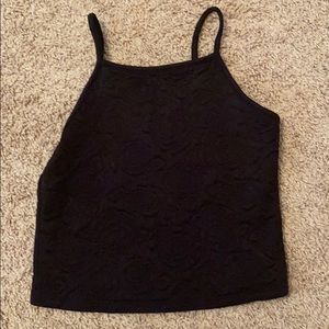 black crop top